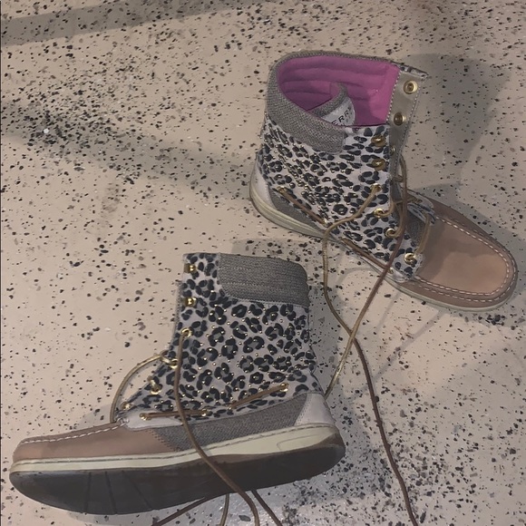 Sperry topsider cheetah boots - Picture 2 of 3